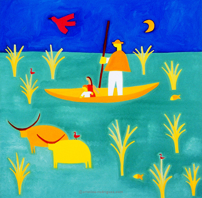 Cristina Rodriguez's Painting - The Everglades - 2000