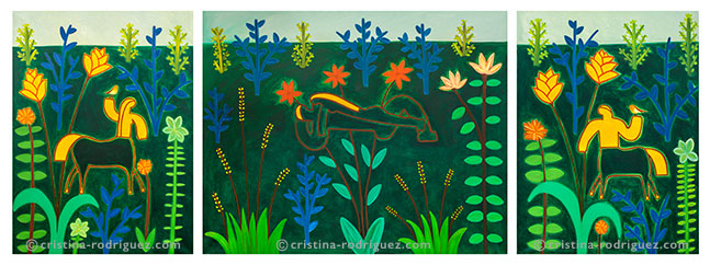 Cristina Rodriguez Paintings Inspired by Passion - The Passion