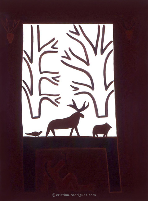 Cristina Rodriguez's Painting - The Ice Storm - 2002