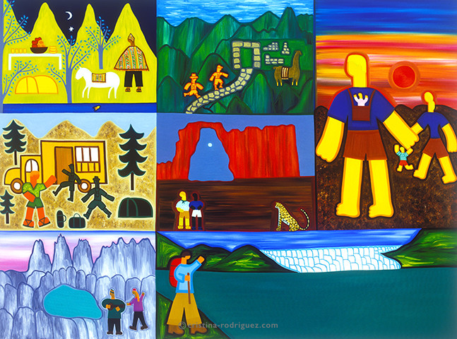 Cristina Rodriguez Commission Painting - Across the Divide