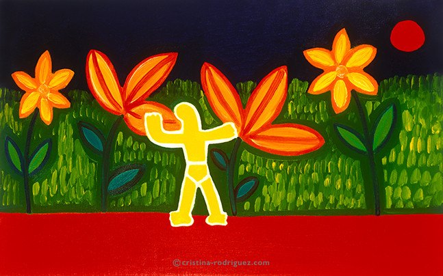 Cristina Rodriguez's Painting - Para Alvar - 2005