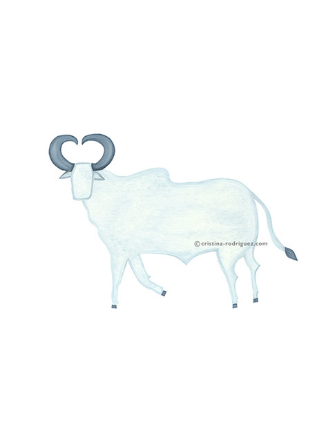 Cristina Rodriguez's Painting - Taurus - 2007