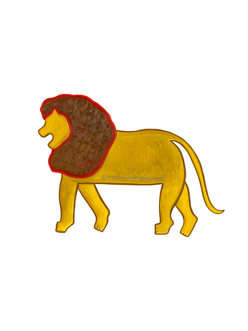 Cristina Rodriguez's Painting - Leo - 2007