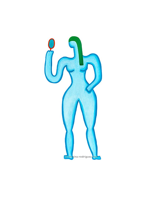 Cristina Rodriguez's Painting - Virgo - 2007