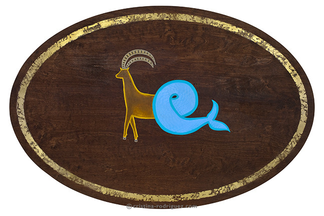 Cristina Rodriguez's Painting - Capricorn - 2007