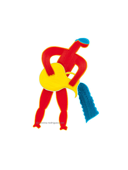 Cristina Rodriguez Paintings Inspired by “The Signs of the Zodiac” - Aquarius