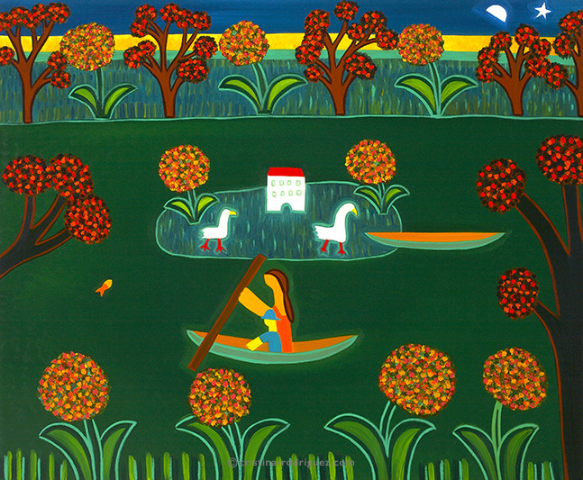 Cristina Rodriguez Paintings Inspired by England - In Constable's Land