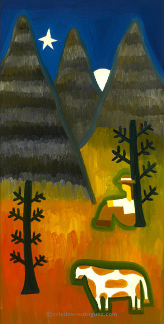 Cristina Rodriguez's Painting - In the Silence of the Mountain - 2007
