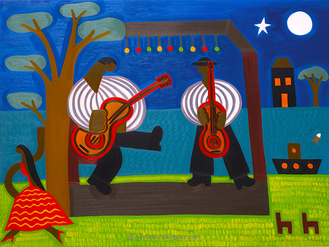 Cristina Rodriguez Paintings Inspired by France - The Festival of Samoire