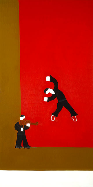 Cristina Rodriguez Paintings Inspired by Dancers - And Then, That Moment Happened