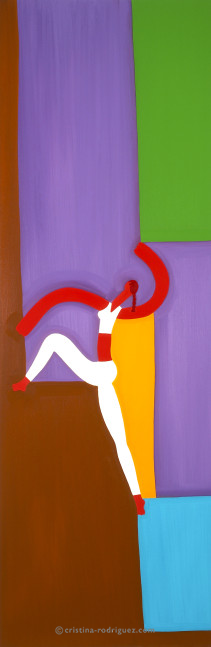 Cristina Rodriguez Paintings Inspired by Dancers - La Divine Sylvie