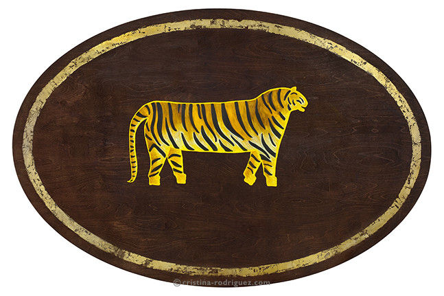 Cristina Rodriguez Paintings Inspired by “The Chinese Horoscope” - The Tiger