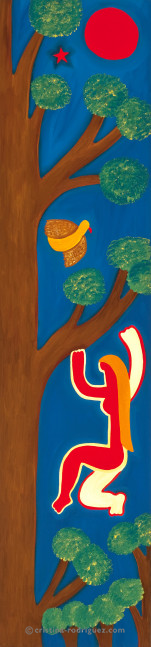 Cristina Rodriguez's Painting - Reaching For the Moon - 2009