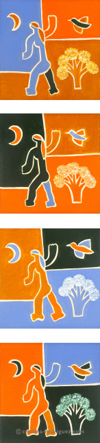 Cristina Rodriguez's Painting - Variations of One Theme - 2010