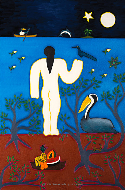 Cristina Rodriguez's Painting - Nuestra Olympia Criolla - 2014