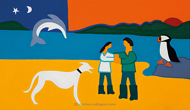 Cristina Rodriguez's Painting - Before Sasha - 2017