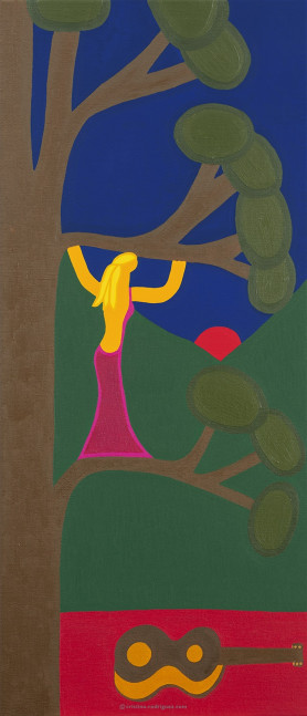 Cristina Rodriguez's Painting - Delfina in her Spring - 2022