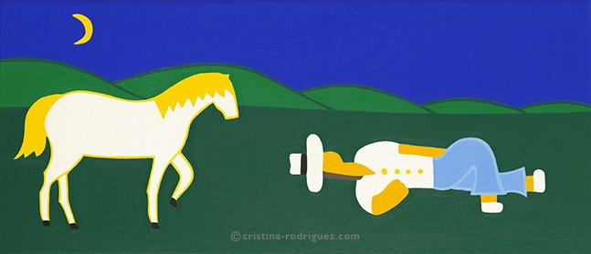 Cristina Rodriguez Commission Painting - Juanita y Guadalupe