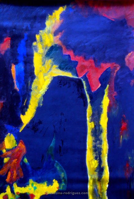 Cristina Rodriguez's Painting - Mateo - 1986