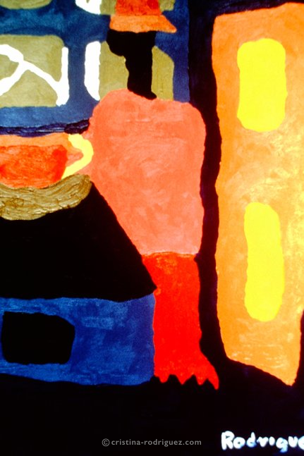 Cristina Rodriguez Paintings Inspired by Colombia - En la Cocina