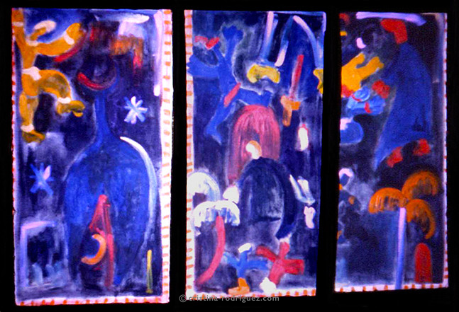 Cristina Rodriguez's Painting - The New World - 1991