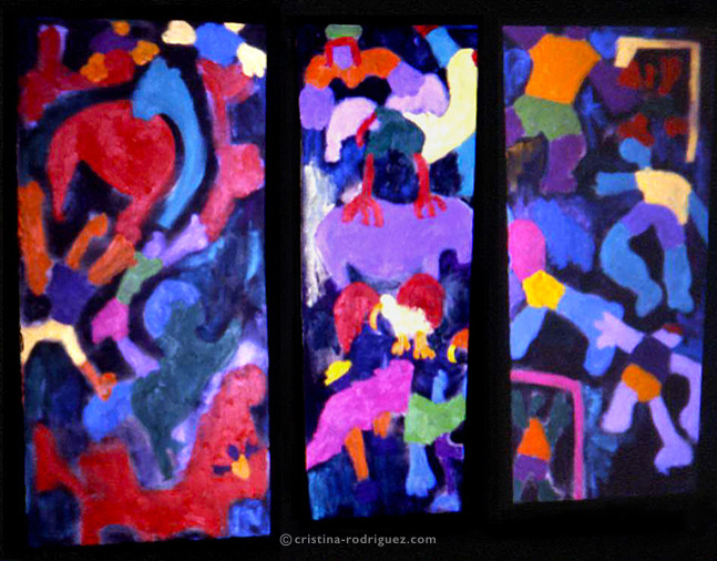 Cristina Rodriguez's Painting - Different Sports Around the World - 1991