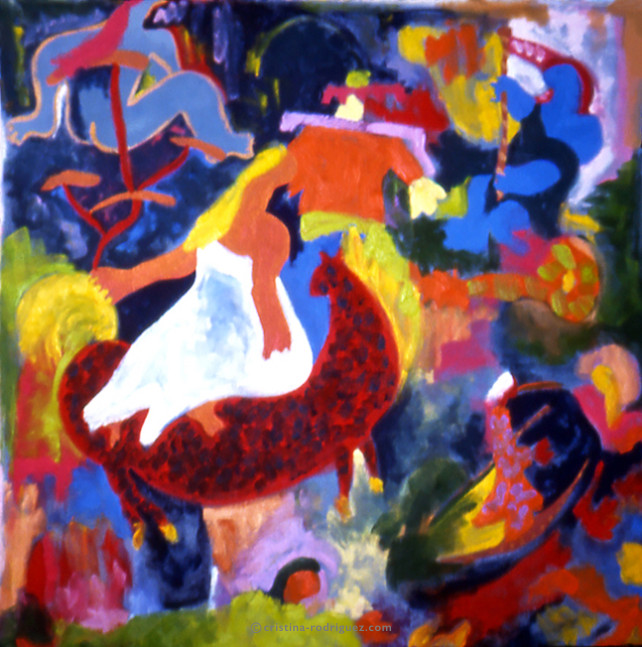 Cristina Rodriguez's Painting - The Journey - 1991