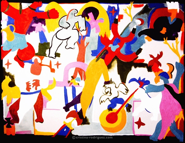 Cristina Rodriguez's Painting - And, Here I&rsquo;m, Being the Light at the End of your Fight - 1992