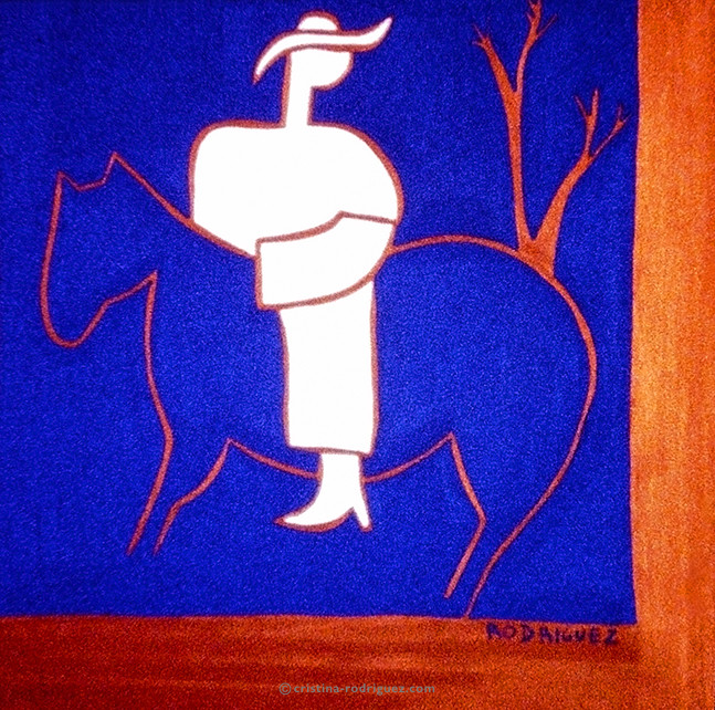 Cristina Rodriguez's Painting - Journey Through Life - 1993