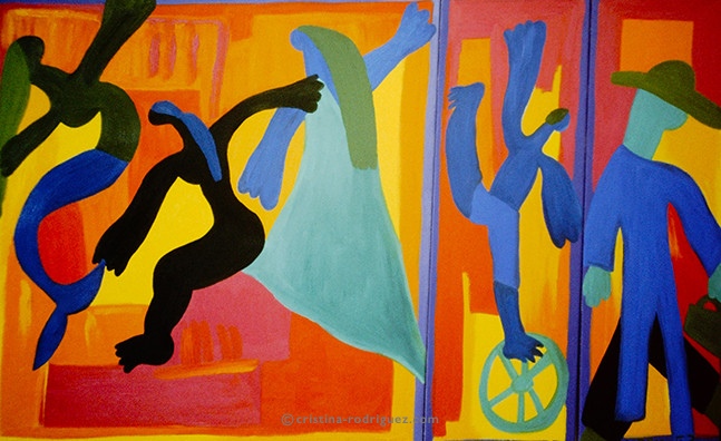 Cristina Rodriguez Paintings Inspired by Dancers - In the Quest of Truth