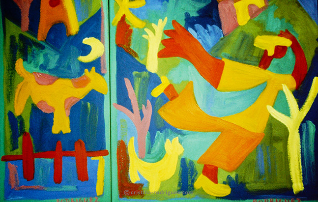 Cristina Rodriguez's Painting - The Nature of Nature - 1993