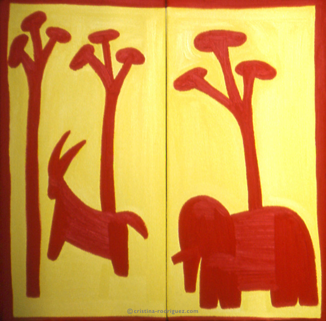 Cristina Rodriguez's Painting - As&iacute; Tambi&eacute;n Es el Amor - 1994