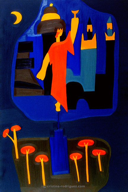 Cristina Rodriguez Paintings Inspired by Manhattan, NYC - The Statue of Liberty