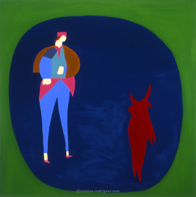 Cristina Rodriguez's Painting - Matador - 1996