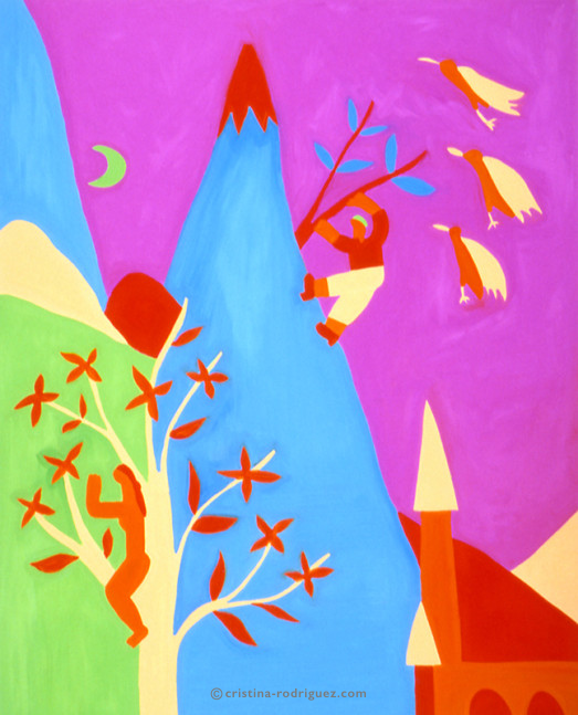 Cristina Rodriguez's Painting - To James, the Dreamer - 1996