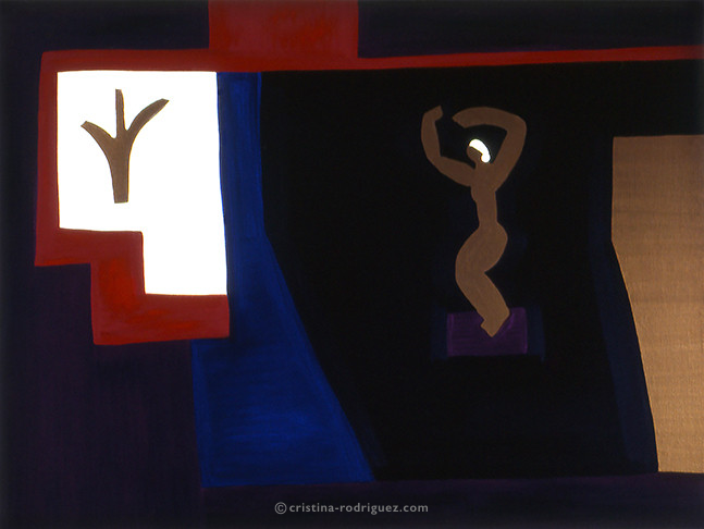 Cristina Rodriguez's Painting - To Mies van der Rohe - 1996