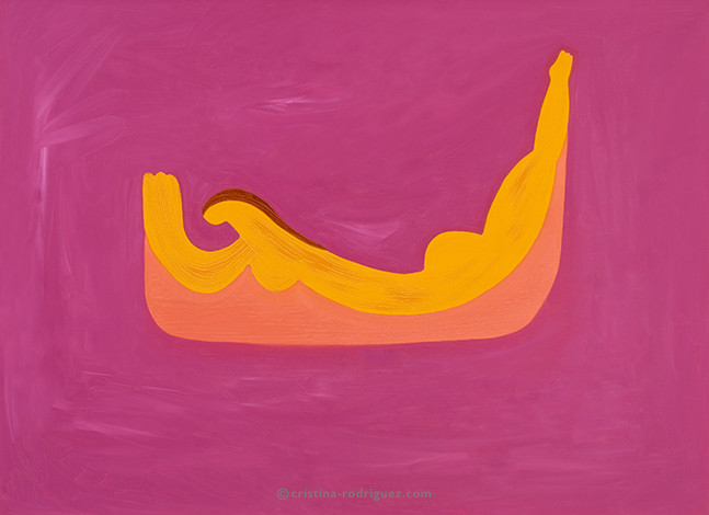 Cristina Rodriguez's Painting - La Barca - 1996