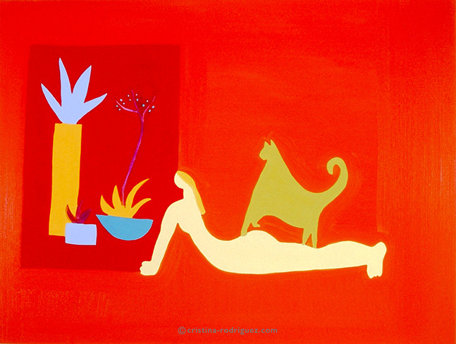 Cristina Rodriguez's Painting - La Despedida - 1996