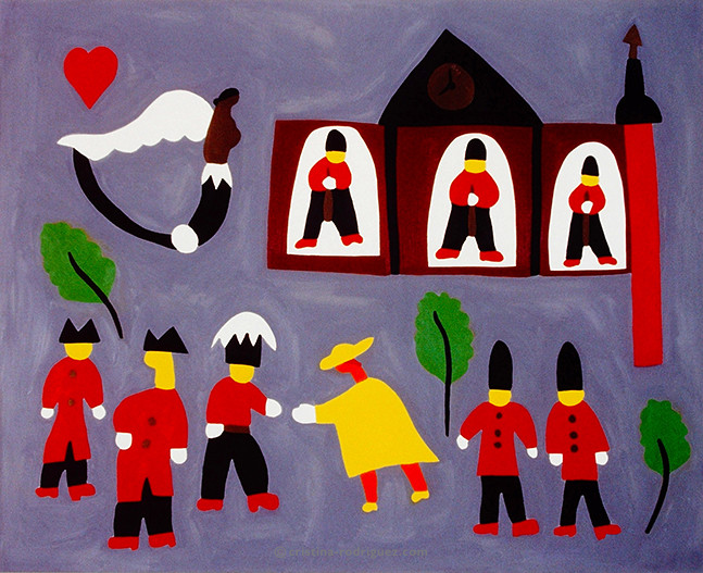 Cristina Rodriguez's Painting - At Last I Met Princess Anne - 1997