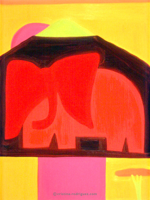 Cristina Rodriguez Paintings Inspired by Camille Saint-Säens’s “The Carnival of the Animals” - The Elephant