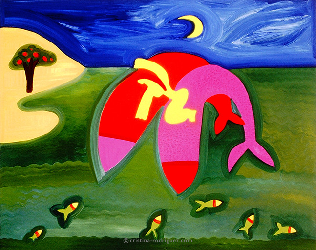 Cristina Rodriguez's Painting - Did They Really Do It? - 1997