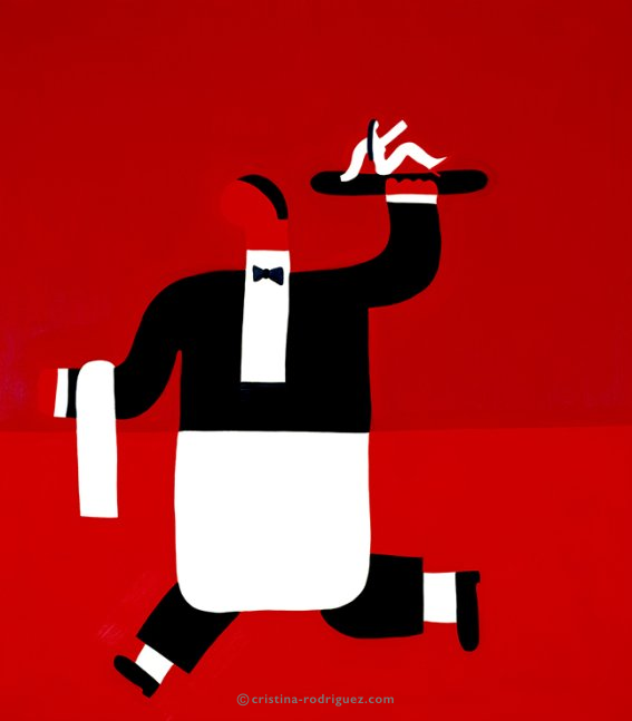 Cristina Rodriguez's Painting - Le Garçon - 1998