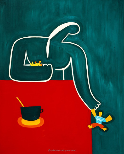 Cristina Rodriguez Paintings Inspired by Motherhood - La Mère