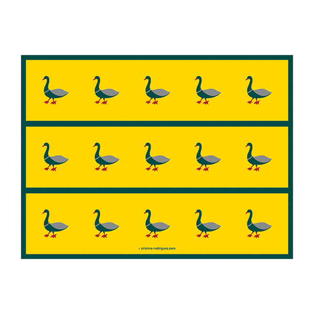 Cristina Rodriguez Design - Ducks in Yellow and Green