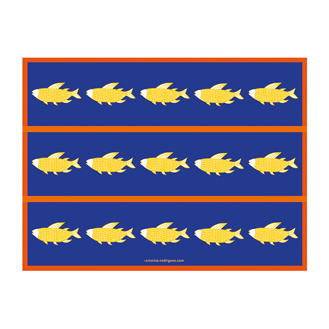 Fish in Blue and Orange