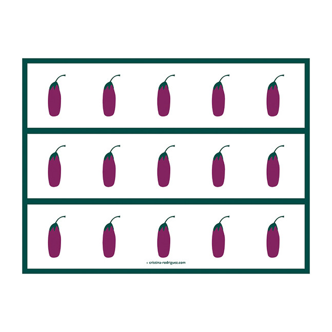 Eggplants in White and White