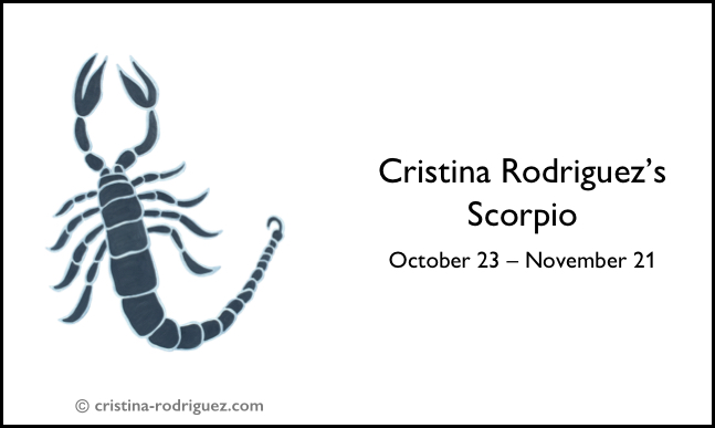 Cristina Rodriguez's Scorpio