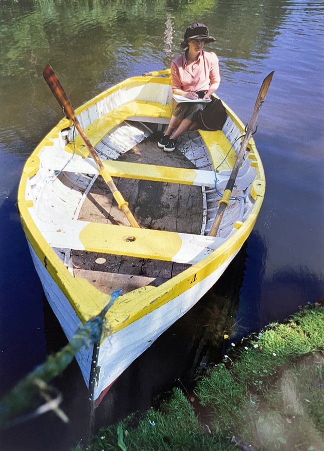 Cristina Rodriguez in 2002 at Suffolk, UK