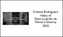 Cristina Rodriguez's Video of Dans Le Jardin de Monet a Giverny 2023
