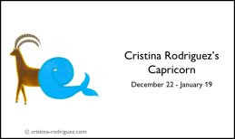 Cristina Rodriguez's Capricorn